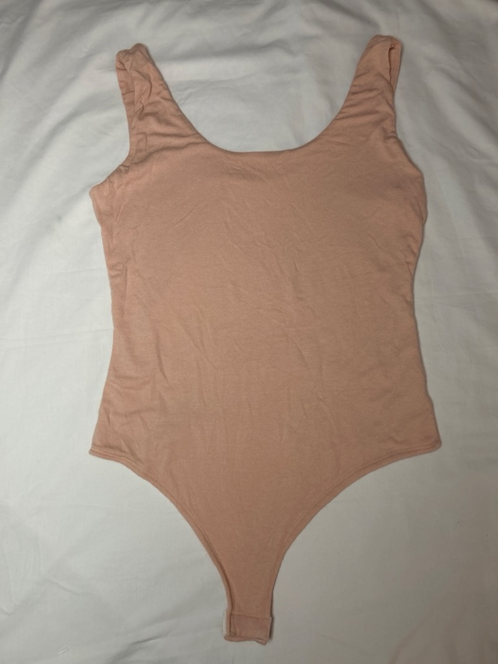 gaze Sleeveless Scoop Neck Bodysuit in Blush